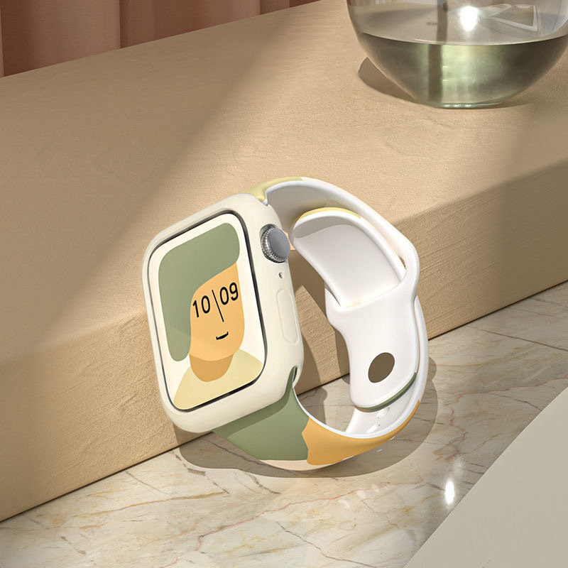 Apyrankė Moro, skirta Apple Watch Ultra / 9 / 8 / 7 / 6 / SE / 5 / 4 / 3 / 2 (49 mm / 45 mm / 44 mm / 42 mm) silikoninio...