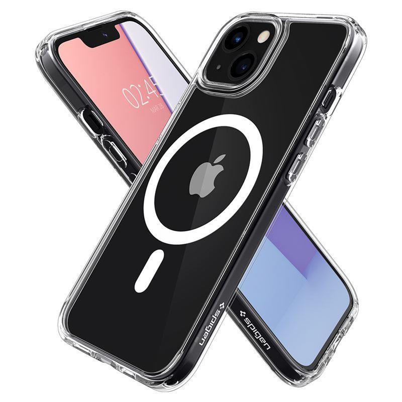 Spigen Ultra Hybrid Mag dėklas su MagSafe iPhone 13 mini - baltas