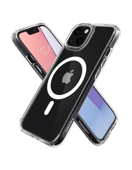 Spigen Ultra Hybrid Mag dėklas su MagSafe iPhone 13 mini - baltas