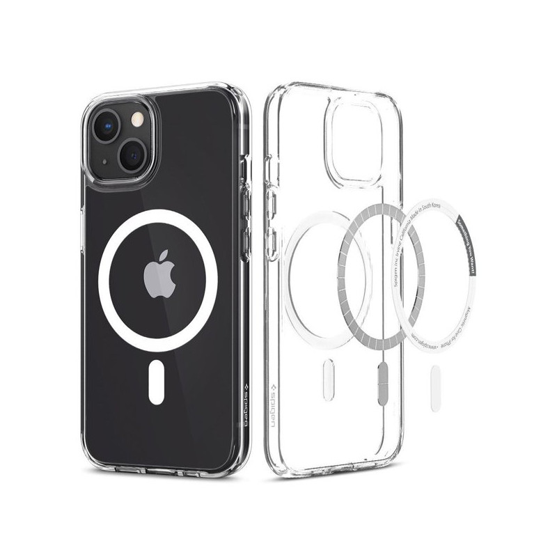 Spigen Ultra Hybrid Mag dėklas su MagSafe iPhone 13 mini - baltas