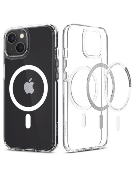 Spigen Ultra Hybrid Mag dėklas su MagSafe iPhone 13 mini - baltas