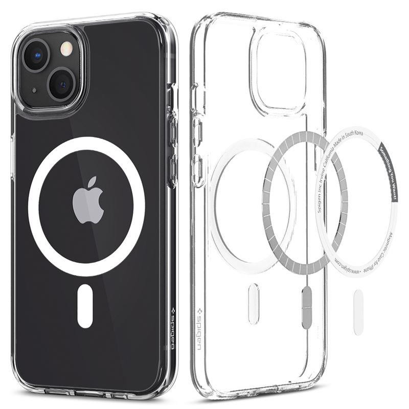 Spigen Ultra Hybrid Mag dėklas su MagSafe iPhone 13 mini - baltas