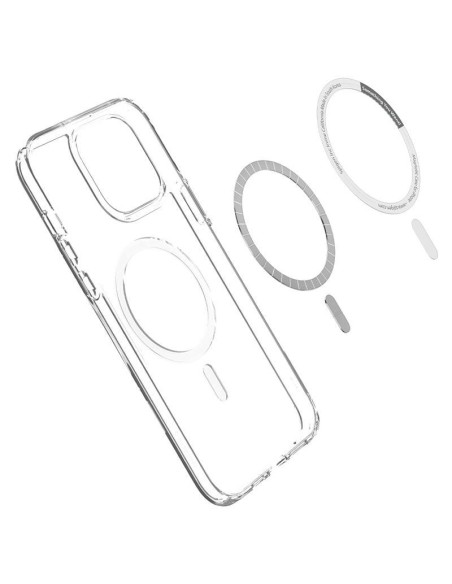 Spigen Ultra Hybrid Mag dėklas su MagSafe iPhone 13 Pro - baltas Spigen Ultra Hybrid Mag dėklas su MagSafe iPhone 13 Pro - baltas