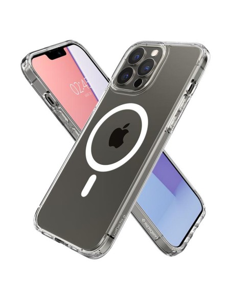 Spigen Ultra Hybrid Mag dėklas su MagSafe iPhone 13 Pro - baltas Spigen Ultra Hybrid Mag dėklas su MagSafe iPhone 13 Pro - baltas