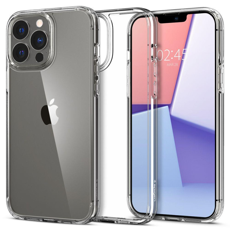 Spigen Ultra Hybrid dėklas iPhone 13 Pro Max - skaidrus