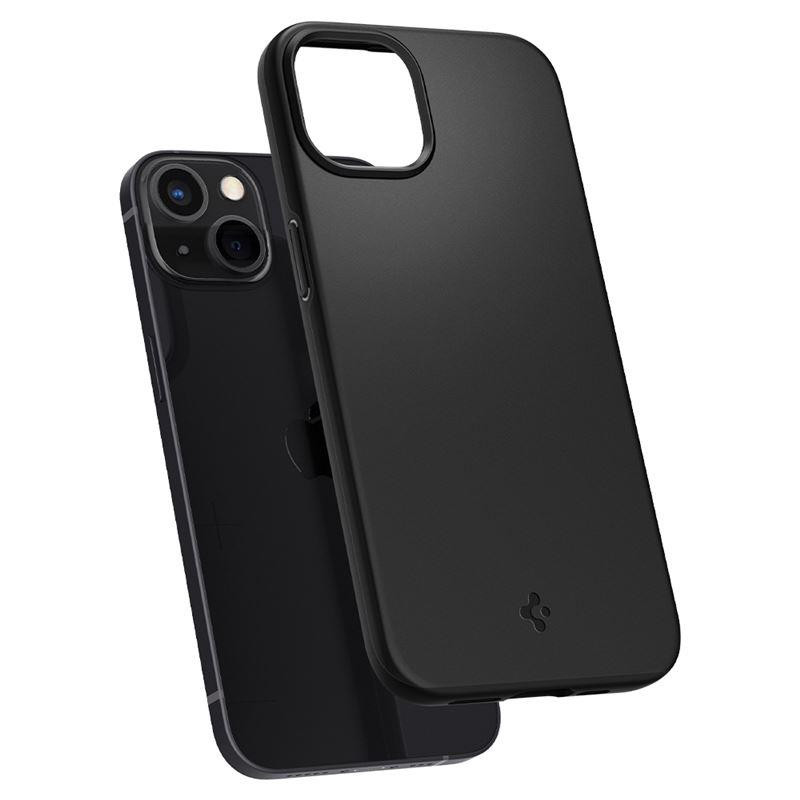 Spigen Thin Fit dėklas iPhone 13 - juodas