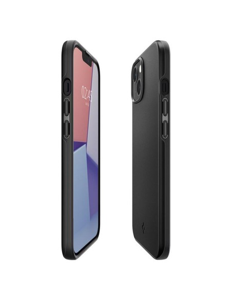 Spigen Thin Fit dėklas iPhone 13 - juodas Spigen Thin Fit dėklas iPhone 13 - juodas