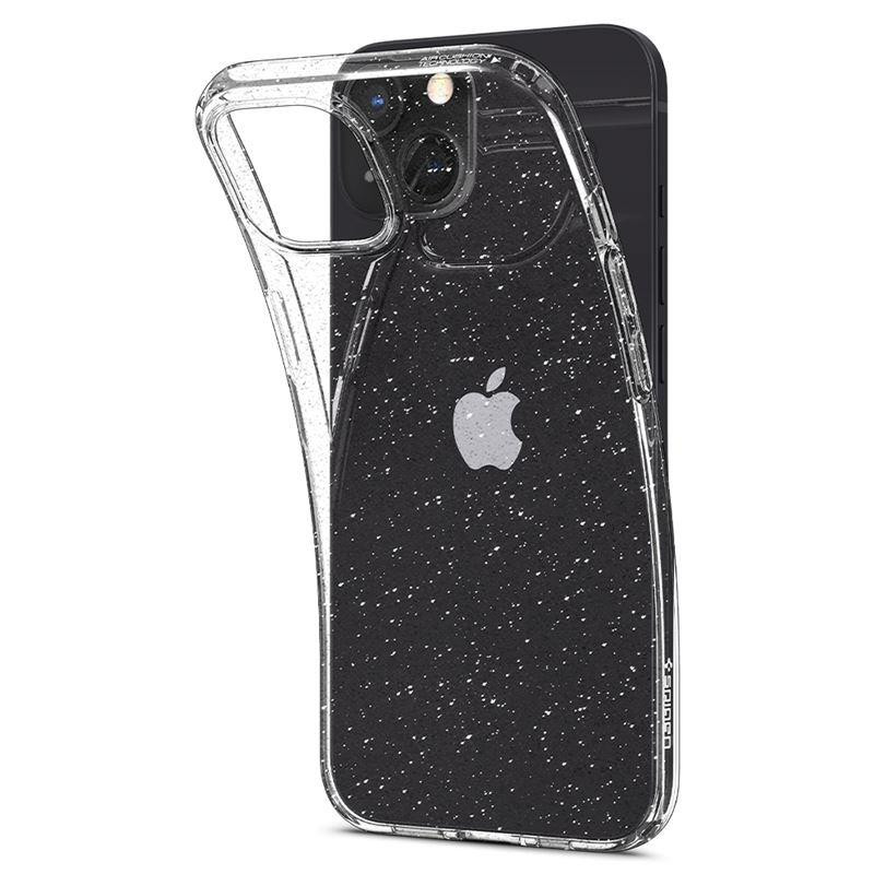 Spigen Liquid Crystal dėklas iPhone 13 - skaidrus ir blizgantis