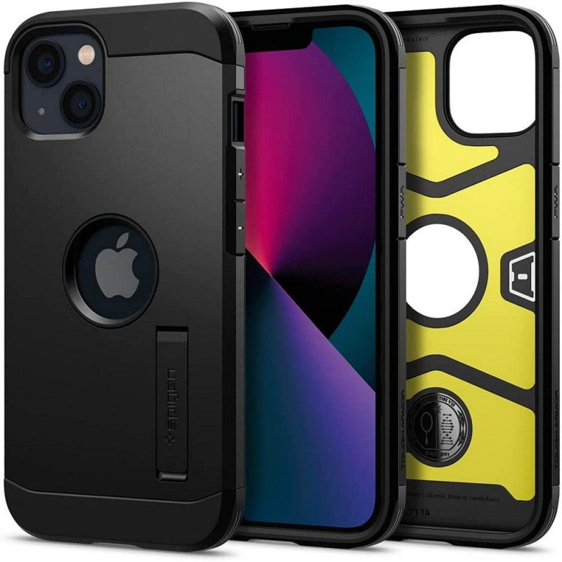Spigen Tough Armor dėklas iPhone 13 - juodas Spigen Tough Armor dėklas iPhone 13 - juodas