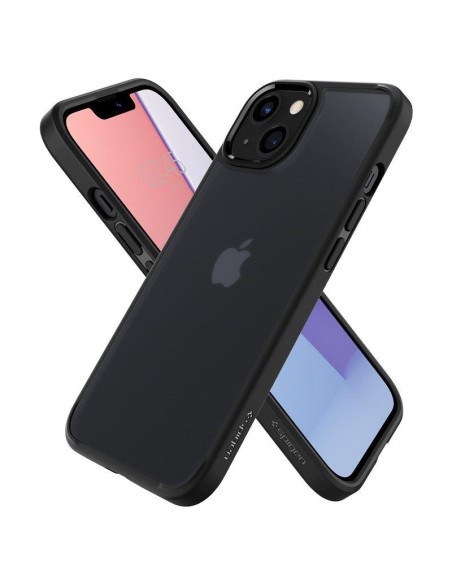 Spigen Ultra Hybrid dėklas iPhone 13 - matinė juoda Spigen Ultra Hybrid dėklas iPhone 13 - matinė juoda