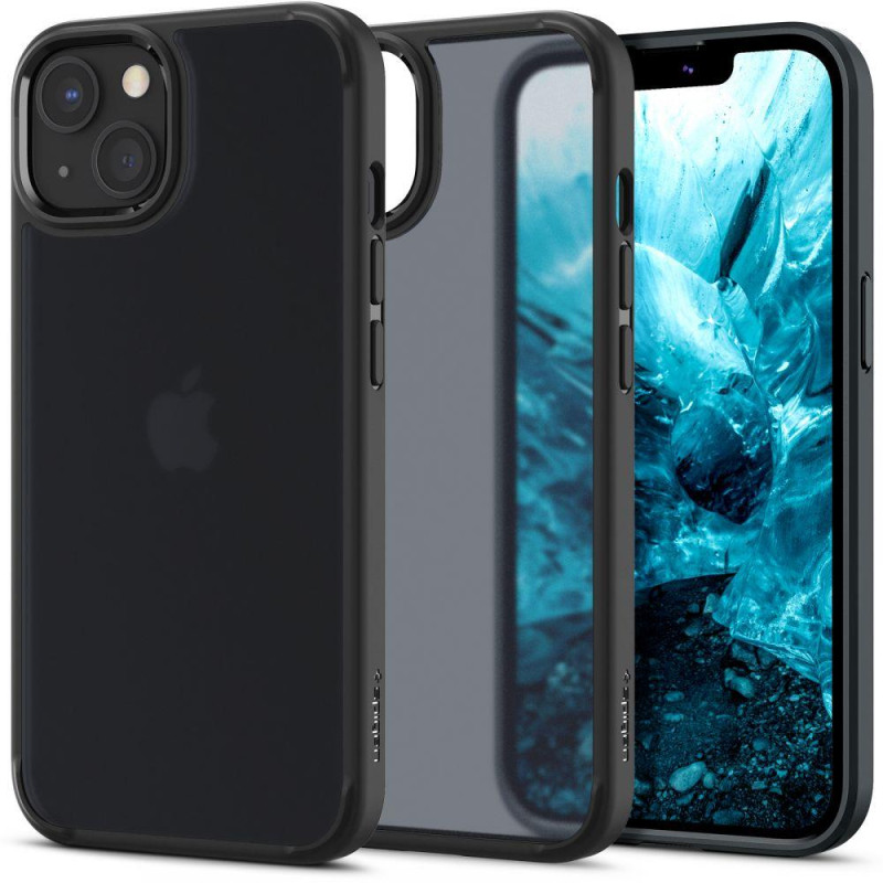 Spigen Ultra Hybrid dėklas iPhone 13 - matinė juoda