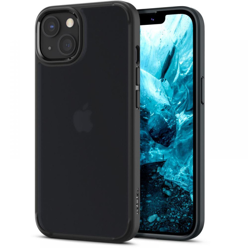 Spigen Ultra Hybrid dėklas iPhone 13 - matinė juoda