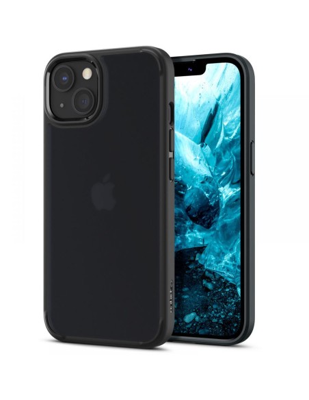 Spigen Ultra Hybrid dėklas iPhone 13 - matinė juoda Spigen Ultra Hybrid dėklas iPhone 13 - matinė juoda