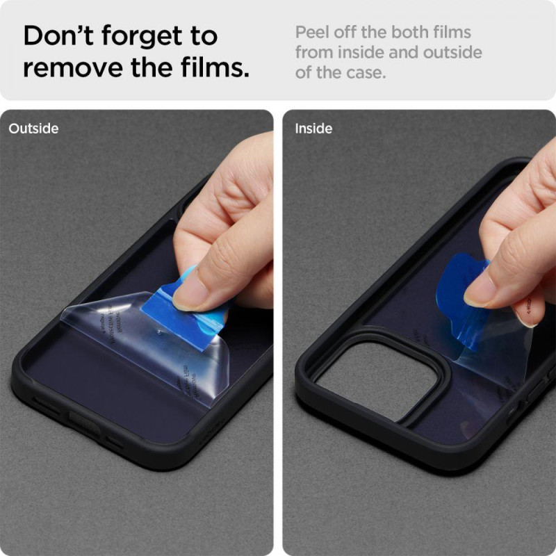 Spigen Ultra Hybrid dėklas iPhone 13 - matinė juoda
