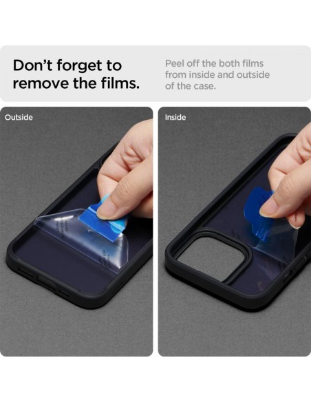 Spigen Ultra Hybrid dėklas iPhone 13 - matinė juoda Spigen Ultra Hybrid dėklas iPhone 13 - matinė juoda