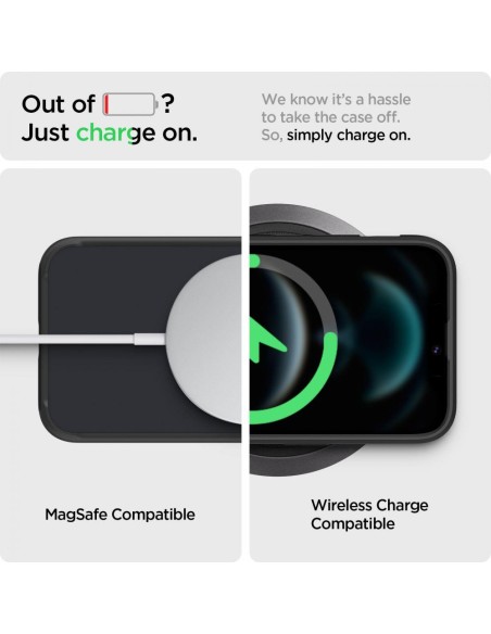 Spigen Ultra Hybrid dėklas iPhone 13 - matinė juoda Spigen Ultra Hybrid dėklas iPhone 13 - matinė juoda