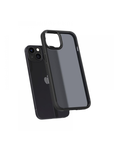 Spigen Ultra Hybrid dėklas iPhone 13 - matinė juoda Spigen Ultra Hybrid dėklas iPhone 13 - matinė juoda