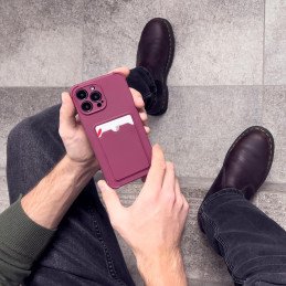„Card Armor Case“ dėklo dangtelis, skirtas „iPhone 11 Pro Max Card Wallet“, silikoninis šarvų oro pagalvės dangtelis, ro...