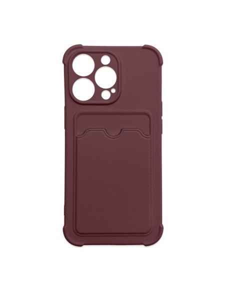 „Card Armor Case“ dėklo dėklas, skirtas „iPhone 13 Pro Max Card Wallet“, silikoninis šarvų oro pagalvės dėklas, avietini... „Card Armor Case“ dėklo dėklas, skirtas „iPhone 13 Pro Max Card Wallet“, silikoninis šarvų oro pagalvės dėklas, avietini...