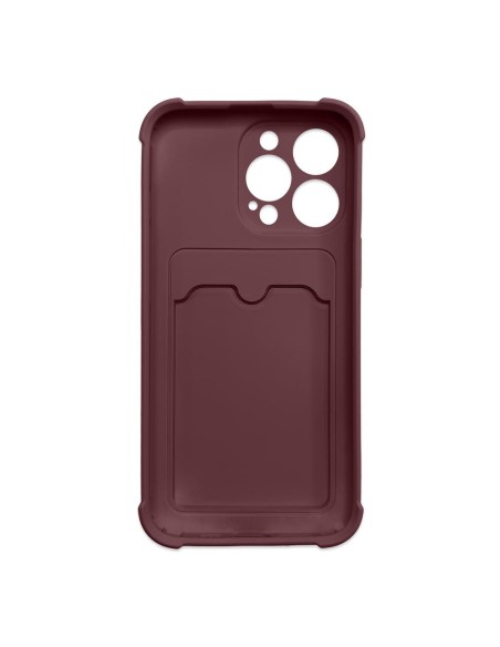 „Card Armor Case“ dėklo dėklas, skirtas „iPhone 13 Pro Max Card Wallet“, silikoninis šarvų oro pagalvės dėklas, avietini... „Card Armor Case“ dėklo dėklas, skirtas „iPhone 13 Pro Max Card Wallet“, silikoninis šarvų oro pagalvės dėklas, avietini...