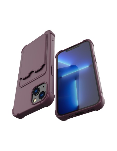 „Card Armor Case“ dėklo dangtelis, skirtas „Xiaomi Redmi 10X 4G“ / „Xiaomi Redmi Note 9“ kortelių piniginės silikoninis ...