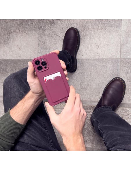 „Card Armor Case“ dėklo dangtelis, skirtas „Xiaomi Redmi 10X 4G“ / „Xiaomi Redmi Note 9“ kortelių piniginės silikoninis ...