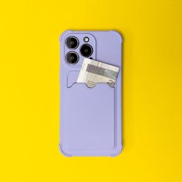 Kortelės šarvų dėklo dėklo dangtelis, skirtas Xiaomi Redmi Note 10 / Redmi Note 10S kortelės piniginės silikono šarvai o...
