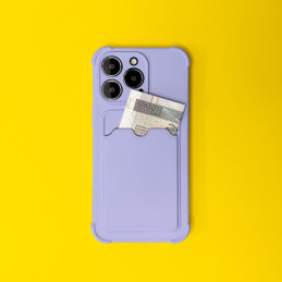 Kortelės šarvų dėklo dėklo dangtelis, skirtas Xiaomi Redmi Note 10 / Redmi Note 10S kortelės piniginės silikoninis šarvų...