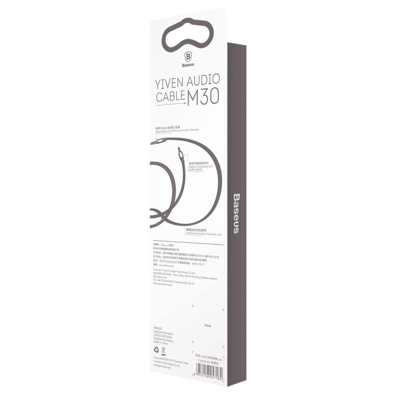 Yiven M30 stereo garso kabelis AUX 3,5 mm...