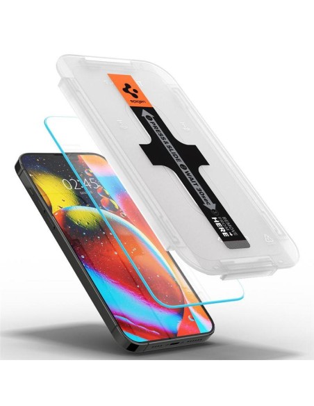 Spigen Glas.tR EZ Fit grūdintas stiklas iPhone 13 / 13 Pro / 14 - 2 vnt. Spigen Glas.tR EZ Fit grūdintas stiklas iPhone 13 / 13 Pro / 14 - 2 vnt.