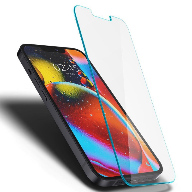 Spigen Glas.tR EZ Fit grūdintas stiklas iPhone 13 / 13 Pro / 14 - 2 vnt.