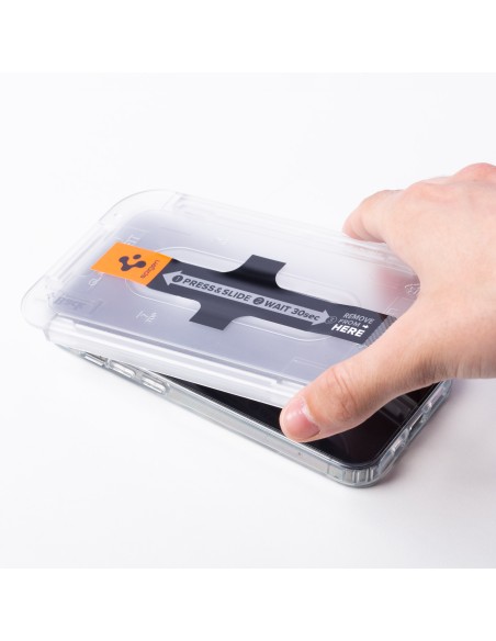 Spigen Glas.tR EZ Fit grūdintas stiklas iPhone 13 / 13 Pro / 14 - 2 vnt. Spigen Glas.tR EZ Fit grūdintas stiklas iPhone 13 / 13 Pro / 14 - 2 vnt.