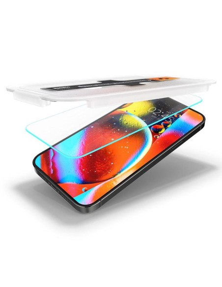 Spigen Glas.tR EZ Fit grūdintas stiklas iPhone 13 / 13 Pro / 14 - 2 vnt. Spigen Glas.tR EZ Fit grūdintas stiklas iPhone 13 / 13 Pro / 14 - 2 vnt.