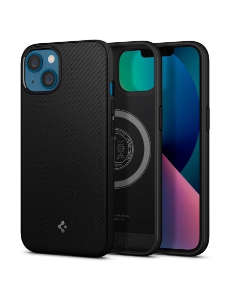 Spigen Mag Armor dėklas su MagSafe iPhone 13 mini - matinė juoda Spigen Mag Armor dėklas su MagSafe iPhone 13 mini - matinė juoda
