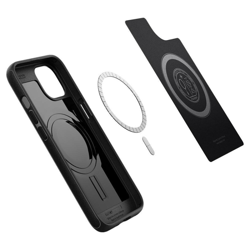 Spigen Mag Armor dėklas su MagSafe iPhone 13 mini - matinė juoda