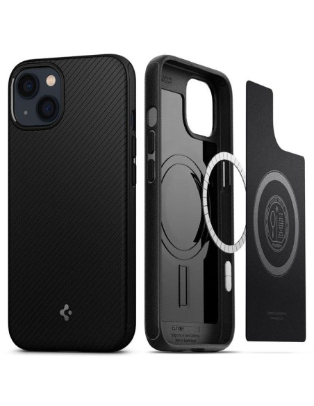 Spigen Mag Armor dėklas su MagSafe iPhone 13 mini - matinė juoda Spigen Mag Armor dėklas su MagSafe iPhone 13 mini - matinė juoda