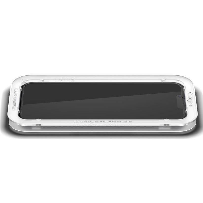 Spigen ALM Glass FC grūdintas stiklas, skirtas iPhone 13/ 13 Pro/ 14 – juodas