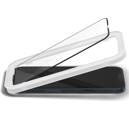 Spigen ALM Glass FC grūdintas stiklas, skirtas iPhone 13/ 13 Pro/ 14 – juodas Spigen ALM Glass FC grūdintas stiklas, skirtas iPhone 13/ 13 Pro/ 14 – juodas