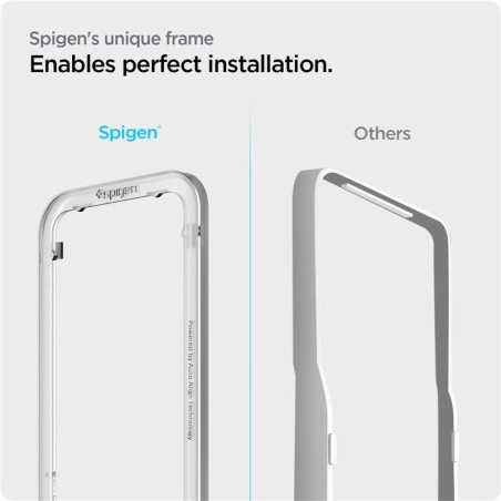 Spigen ALM Glass FC grūdintas stiklas, skirtas iPhone 13/ 13 Pro/ 14 – juodas Spigen ALM Glass FC grūdintas stiklas, skirtas iPhone 13/ 13 Pro/ 14 – juodas