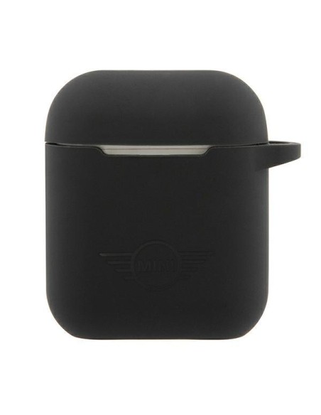 Mini Morris Silicone Collection dėklas, skirtas AirPods 1/ 2 – juodas Mini Morris Silicone Collection dėklas, skirtas AirPods 1/ 2 – juodas