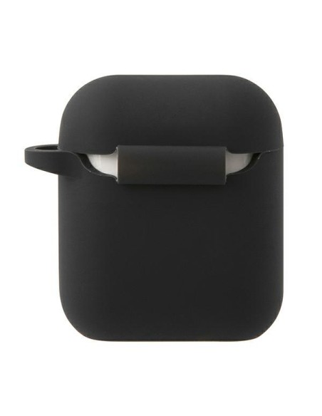Mini Morris Silicone Collection dėklas, skirtas AirPods 1/ 2 – juodas Mini Morris Silicone Collection dėklas, skirtas AirPods 1/ 2 – juodas