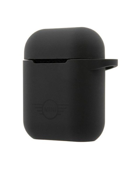 Mini Morris Silicone Collection dėklas, skirtas AirPods 1/ 2 – juodas Mini Morris Silicone Collection dėklas, skirtas AirPods 1/ 2 – juodas