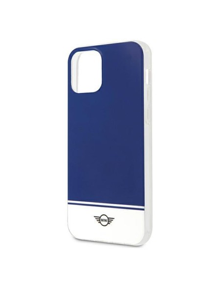 Mini Morris Stripe Collection iPhone 12 Pro Max dėklas – tamsiai mėlynas