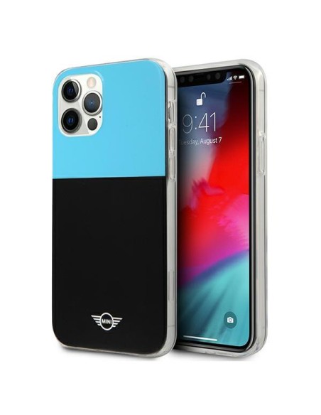 Mini Morris Color Block dėklas, skirtas iPhone 12 Pro Max - mėlynas