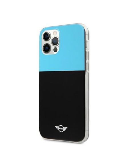 Mini Morris Color Block dėklas, skirtas iPhone 12 Pro Max - mėlynas