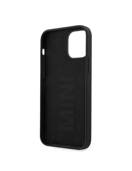 Mini Morris Silicone Tone On Tone dėklas, skirtas iPhone 12 Pro Max - juodas Mini Morris Silicone Tone On Tone dėklas, skirtas iPhone 12 Pro Max - juodas