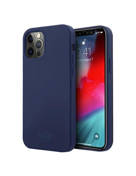 Mini Morris Silicone Tone On Tone dėklas, skirtas iPhone 12 Pro Max – tamsiai mėlynas