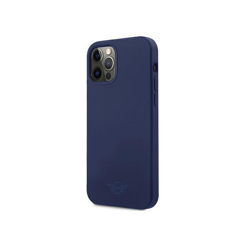 Mini Morris Silicone Tone On Tone dėklas, skirtas iPhone 12 Pro Max – tamsiai mėlynas