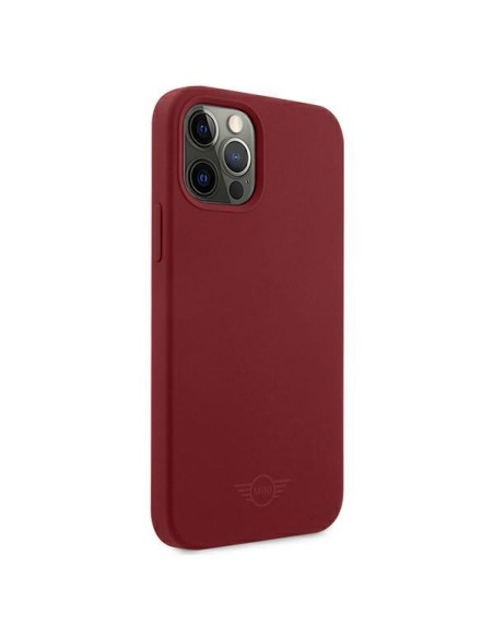 Mini Morris Silicone Tone On Tone dėklas, skirtas iPhone 12 Pro Max – raudonas