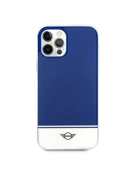 Mini Morris Stripe Collection dėklas, skirtas iPhone 12 / iPhone 12 Pro - tamsiai mėlynas Mini Morris Stripe Collection dėklas, skirtas iPhone 12 / iPhone 12 Pro - tamsiai mėlynas